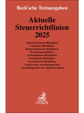Beck C. H. Buch - Aktuelle Steuerrichtlinien 2025
