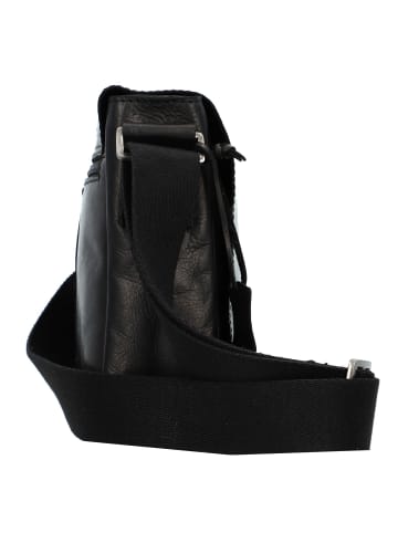 Greenburry Pure Black Umhängetasche Leder 20 cm black