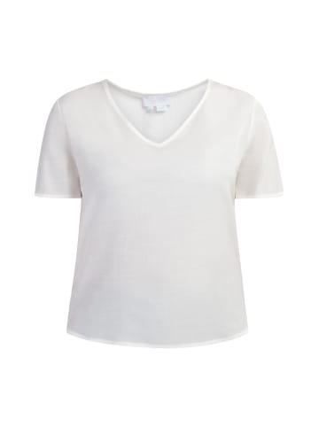 usha WHITE LABEL Damen Blusenshirt in Wollweiss
