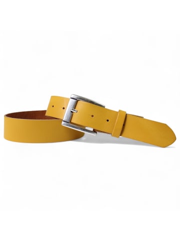 FRONHOFER Ledergürtel 4cm in Curry