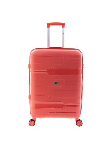 Gladiator 3800 4 Rollen Trolley 67 cm mit Dehnfalte in coral