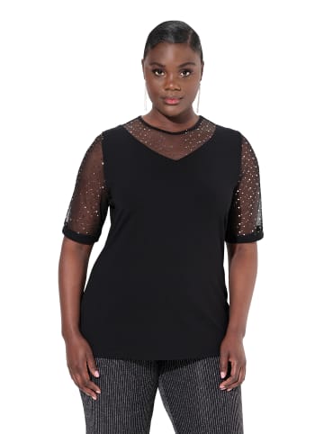 Ulla Popken Shirt in schwarz