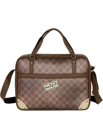 Disney Umhängetasche Mickey Mouse Journey-Laptop Computer Bag in braun