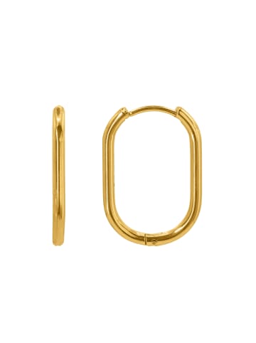 Steel_Art Creolen Damen Maxima goldfarben in goldfarben