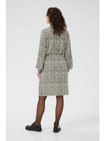 Kaffe Kleid KAmiriam A-shape in Black Oyster/Turtledove Animal