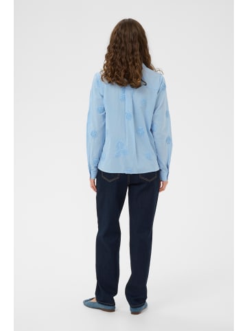 CULTURE Langarm-Hemd CUclover Regular fit in Cashmere Blue