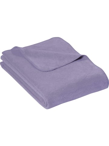 Erwin Müller Baumwolle Wohndecke in flieder