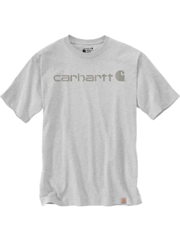 CARHARTT T-Shirt "Dearborn Relaxed Logo T-Shirt" in Grau