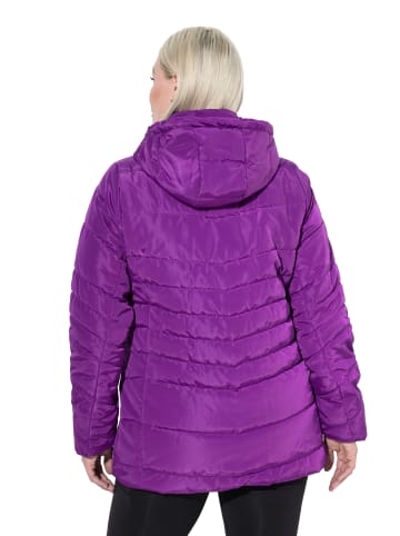 Ulla Popken Steppjacke in dunkles violett