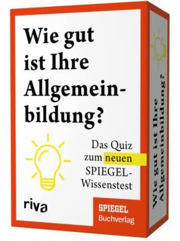 Riva Verlag Spiel - Wie gut ist Ihre Allgemeinbildung? (Spiel)