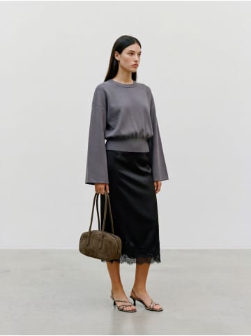 Vero Moda Strickpullover in Dark Grey Melange