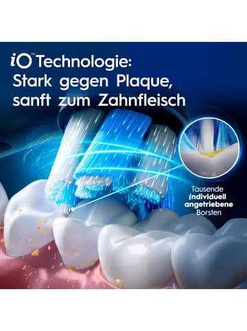 Oral-B Elektrische Zahnbürste "iO Series 10 + Lade-Reiseetui" in Schwarz