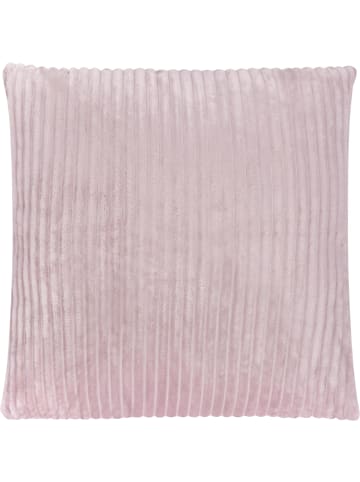 Aspero 4er Set Kissenbezüge aus Streifen-Flanell 45x45 cm Zarate in Rosa