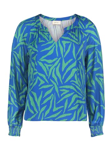 CARTOON Schlupfbluse mit Muster in Green/Blue