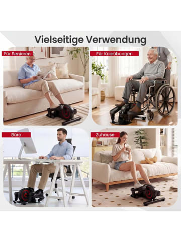 COSTWAY Mini Crosstrainer elektrisch in Schwarz