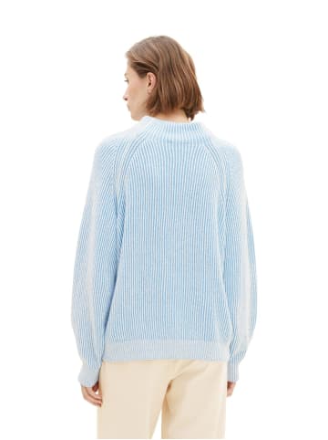 Tom Tailor Pullover KNIT STRIPED in Blau