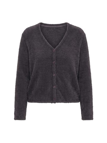 MIAMODA Strickjacke in mahagoni