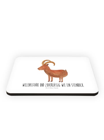 Mr. & Mrs. Panda Kühlschrankmagnet Sternzeichen Steinbock mit Sp... in Weiß