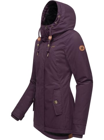 ragwear Winterjacke Monade in Plum24