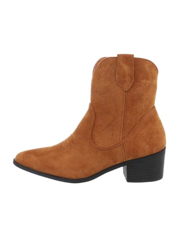 Ital-Design Stiefelette in Camel