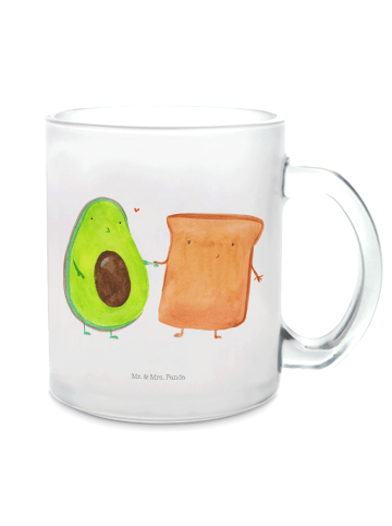 Mr. & Mrs. Panda Teetasse Avocado Toast ohne Spruch in Transparent