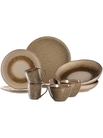 LEONARDO 10er Set Tafelservice Matera in Beige