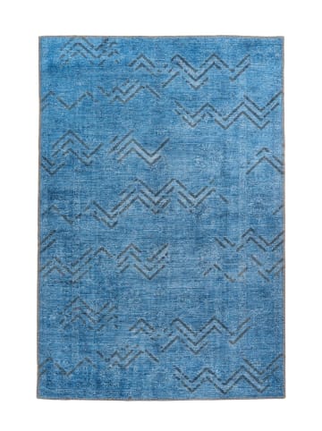 Kurzflor Teppich Anita 325 in Blau