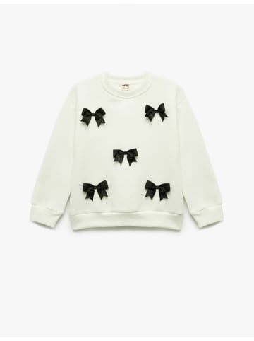 KOTON SWEATSHIRTS in Ekru