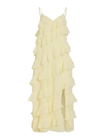 Vila Maxikleid in Pastel Yellow