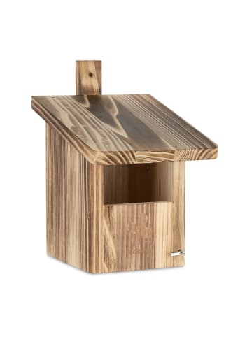 relaxdays Nistkasten in Natur - (B)17 x (H)25 x (T)21,5 cm