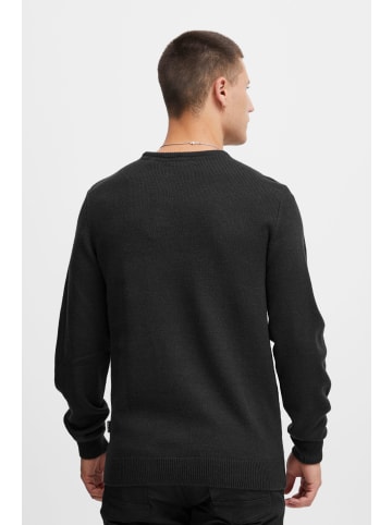 BLEND Strickpullover BHPullover 20716804  Basic Strickpullover mit Logo-Label in Schwarz