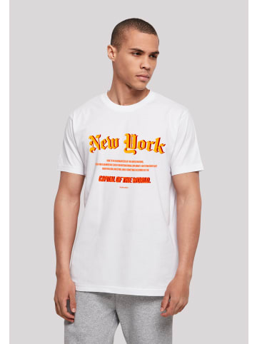 F4NT4STIC T-Shirt New York TEE UNISEX in weiß