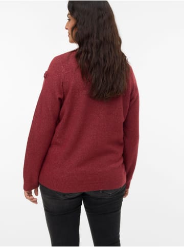 Vero Moda Strickpullover in Syrah