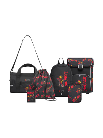 LEGO® Bags Schulrucksack Set Starter Kit in red