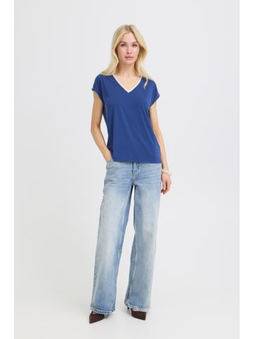 b. young Kurzarm-Bluse BYPERL Regular fit in Medieval Blue