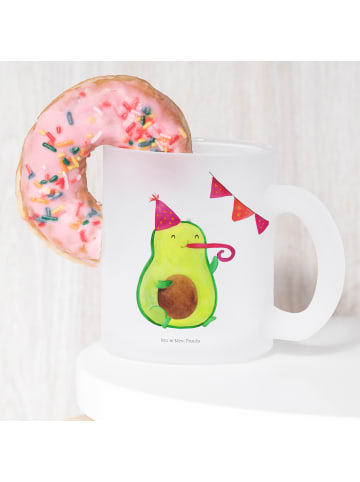 Mr. & Mrs. Panda Trinkbecher Avocado Party ohne Spruch in Transparent