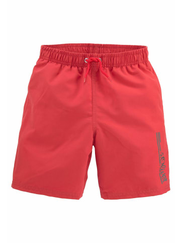 S. Oliver Badeshorts in rot
