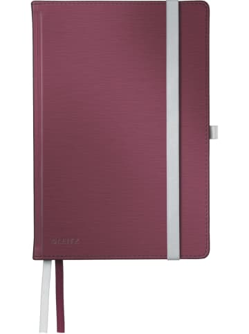 Leitz Notizbuch Style A5 80 Blatt 100g/qm kariert granat rot