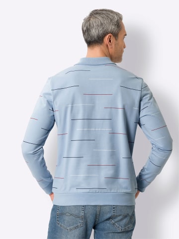 Sieh an! Sweatshirt in eisblau-bedruckt