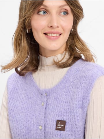 American Vintage Strickjacke East in flieder - 0003