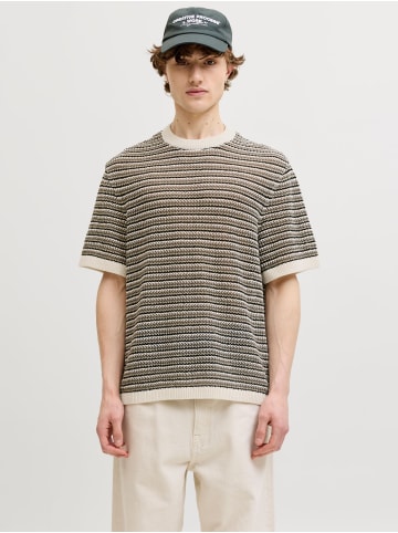 Jack & Jones Gestricktes T-Shirt in Sea Salt