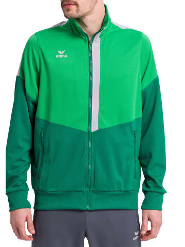 erima Herren Squad Worker Jacke in fern green/smaragd/silver grey