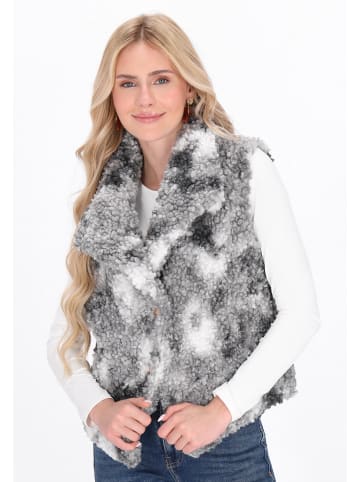IZIA Women Vest in grey multicolor