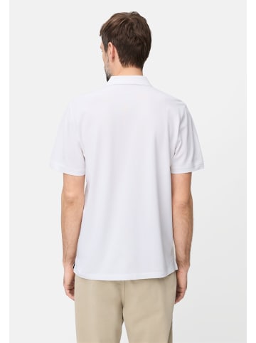Camel Active Poloshirt mit Kontrastdetails in Weiß