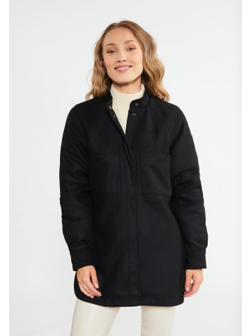 RISA Damen Übergangsjacke Aus Wollgemisch in Schwarz