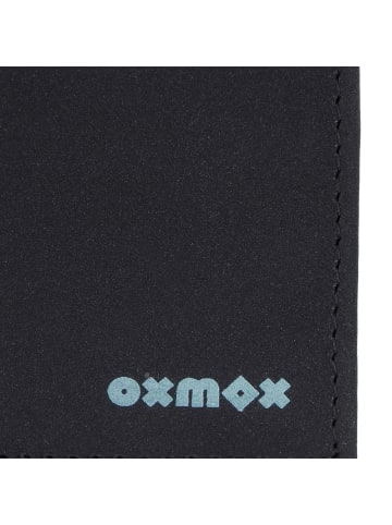 oxmox New Cryptan Geldbörse RFID Schutz 8.5 cm in schwarz-pure 2.0 cyan