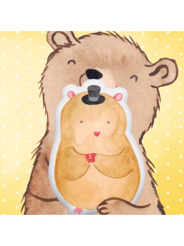 Mr. & Mrs. Panda Kuscheltier Kissen Hamster Hut ohne Spruch in Weiß