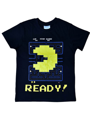 BANDAI T-Shirt Pacman in Schwarz