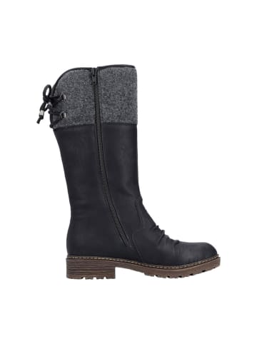 rieker Komfort Stiefel in Schwarz