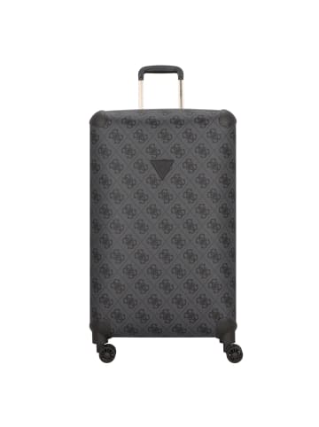 Guess Berta 4 Rollen Trolley 70 cm mit Dehnfalte in coal logo